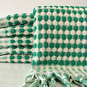 Green Hand Towel, Turkish Towel, Organic Towel, Kitchen Towel, Personalized Towel, Soft Thick Towel, Bath Decor Towel, Face Towel,Head Towel