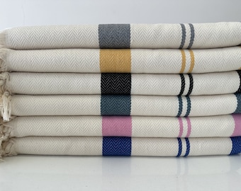 Organic Turkish Towel, Personalized Gift, Turkish Beach Towel, Quick Dry Towel, Bath Towel, Peshtemal Towel, Wedding Gift Towel, Soft Towel
