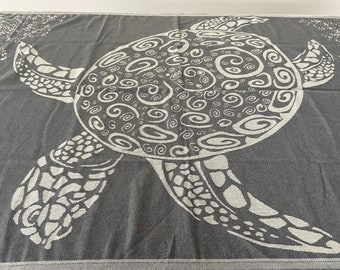 Personalized Gift, Sand Free Beach Towel, Caretta Design Turkish Towel, Peshtemal, Soft Towel, Organic Towel, Spa Towel, Wholesale Towel