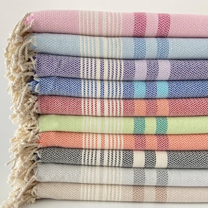 Personalized Turkish Towel, Sand Free Beach Towel, Hammam Towel, Spa Towel, Wedding Gift, Peshtemal Towel, Wholesale Towel, Soft Towel