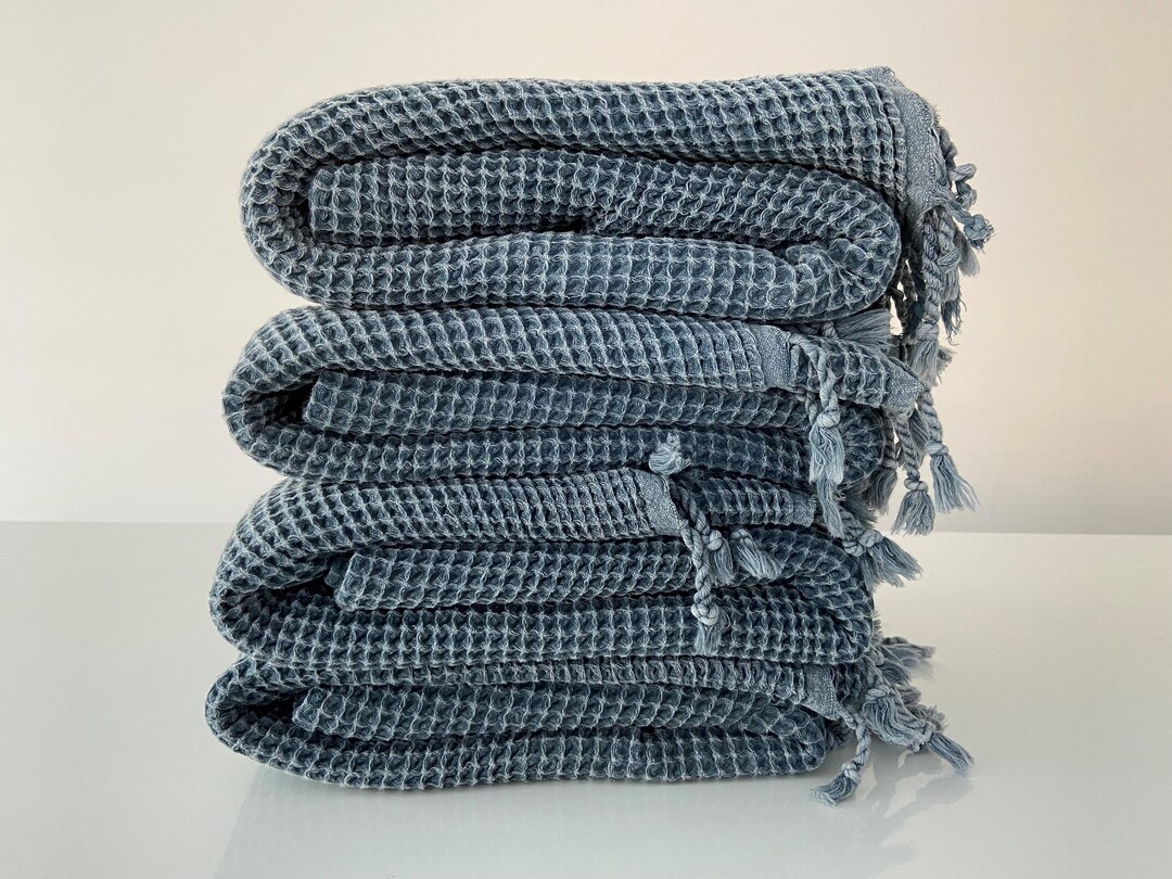 Waffle Turkish Towel, Organic Towel, Soft Towel, Stonewashed Towel ...