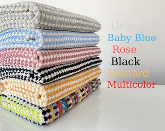 Organic Cotton Towel, Soft Absorbent Terry Towel (36x70), Personalized Turkish Bath Towel, Thick Beach Towel, Bath Decor Towel