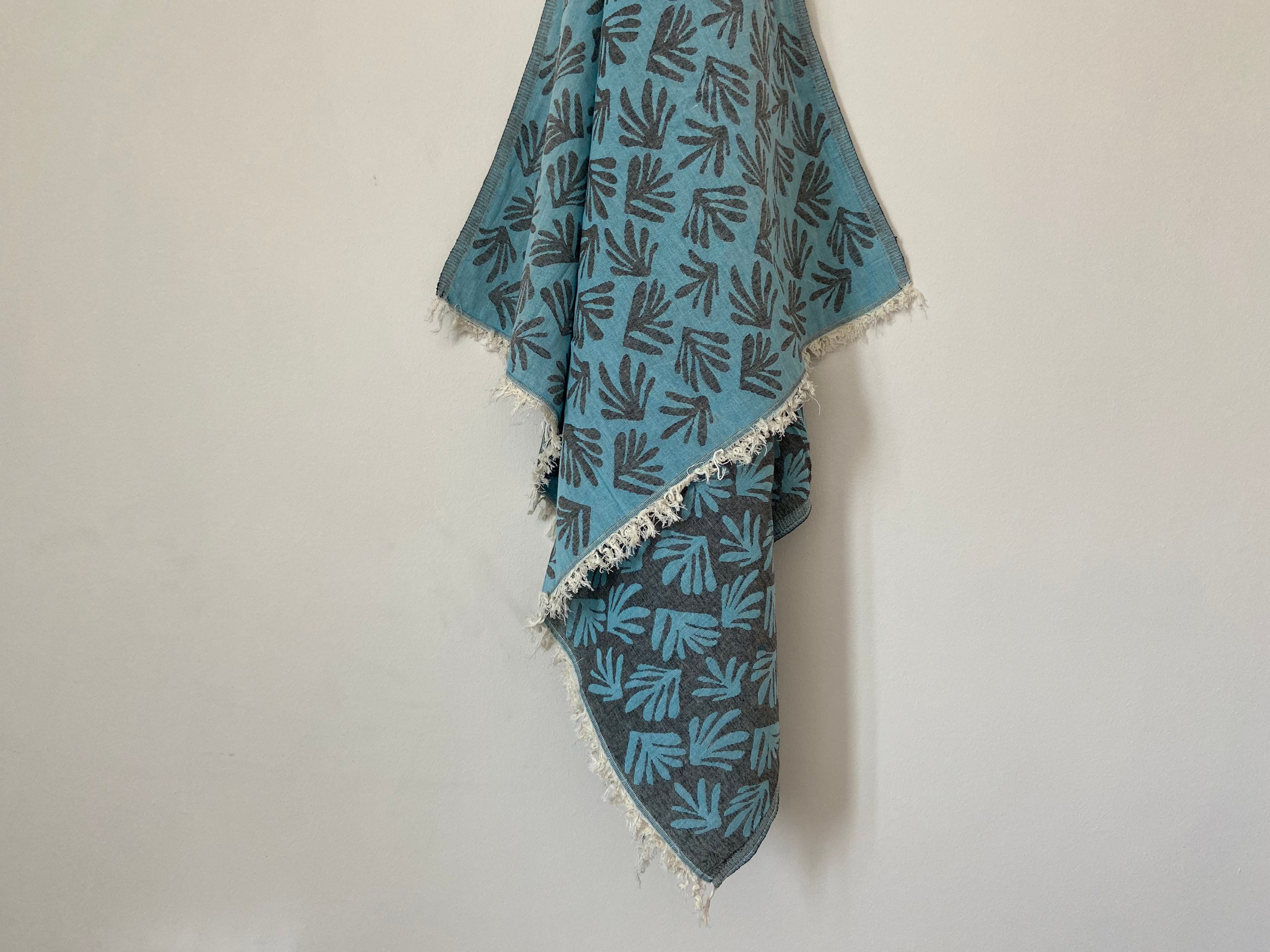 Sand Free Beach Towel, Organic Bath Towel 40x70, Personalized Towel, Beach Throw, Turquoise Hammam Towel, Peshtemal Towel, Decorative Towel