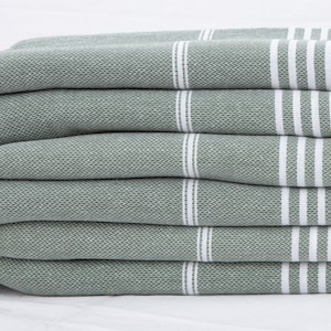 Personalized Turkish Towel, Quick Dry Beach Towel, Dark Green Turkish Bath Towel, Wholesale Towel, Bridesmaid Gift, Bachelorette Pool Towel