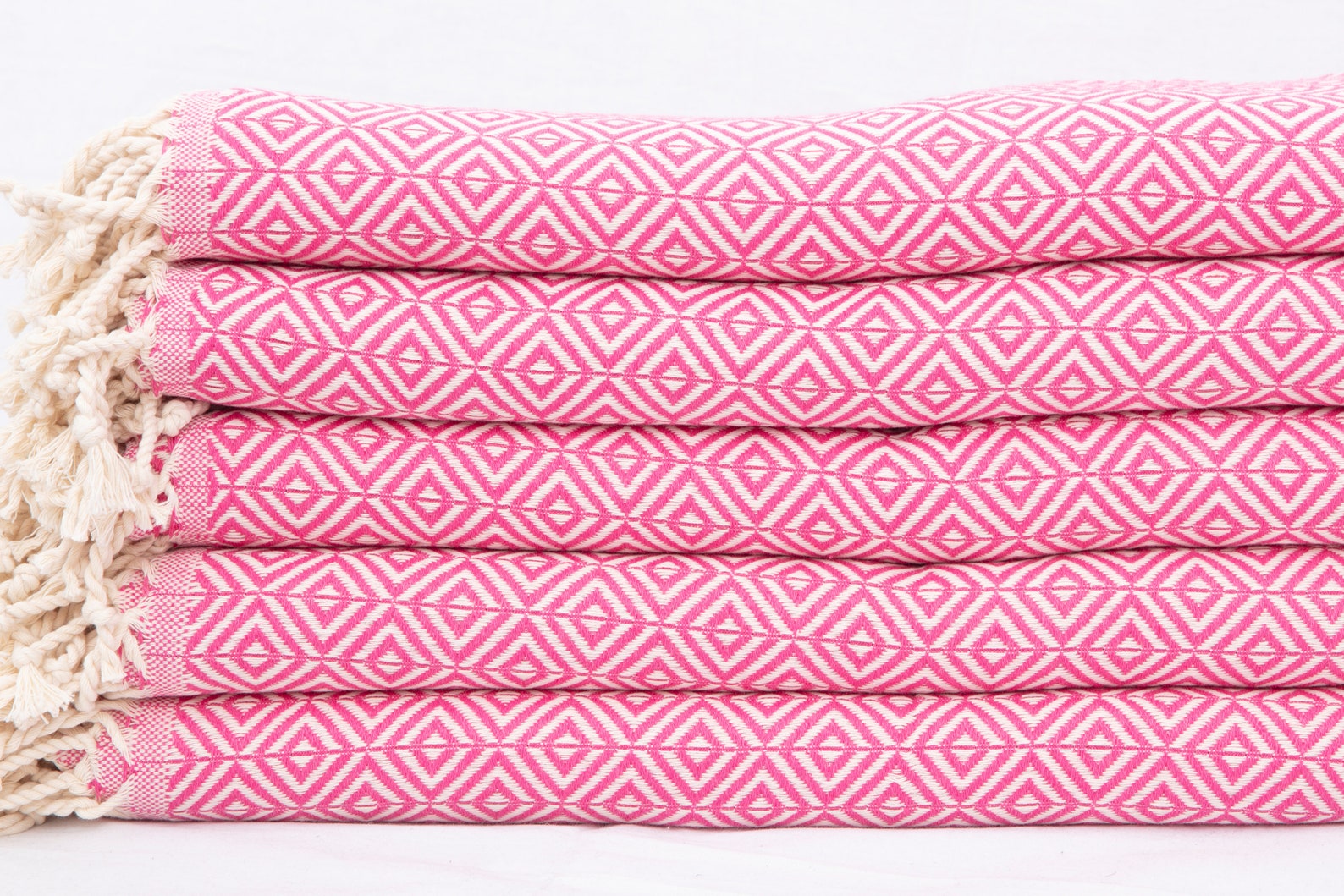 40x70 Pink Turkish Beach Towel Organic Turkish Bath Towel Etsy UK