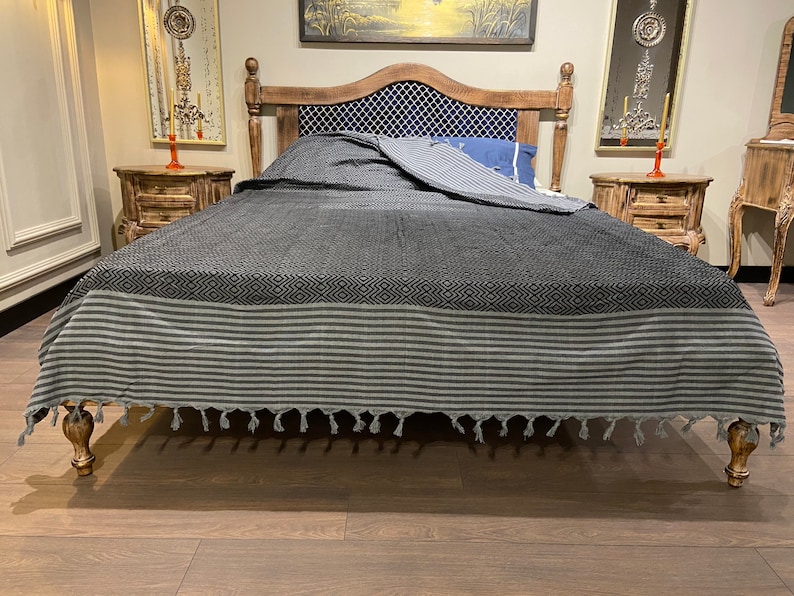 Black Turkish Throw Blanket Wholesale Blanket Housewarming Etsy