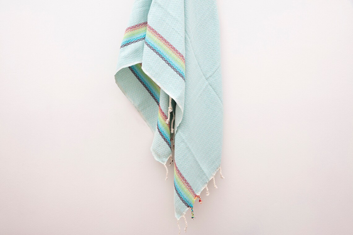 Sand Free Beach Towel Mint Green Bath Towel Quick Dry Towel Etsy