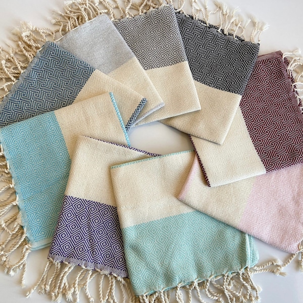 Toalla turca personalizada, toalla de cocina de 20 x 38, toalla de algodón orgánico, paño de cocina turco, paño de cocina, toalla de mano turca, toalla de regalo de boda