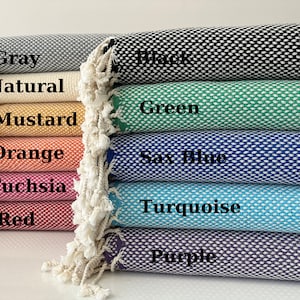 Personalized Turkish Towel, Organic Cotton Towel, Soft Towel, Quick Dry Towel, Turkish Beach Towel, Bachelorette Favor, Wedding Gift