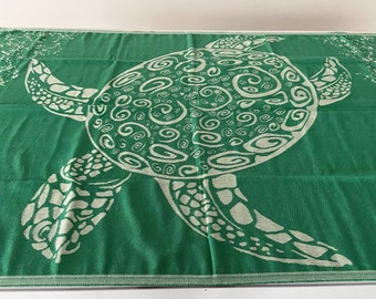 Caretta Turkish Beach Towel, Peshtemal Towel 40x70, Spa Towel, Turkish Bath Towel, Hammam Towel, Sand Free Towel, Quick Dry Towel