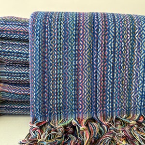 Vintage Turkish Towel, Organic Cotton Towel, Turkish Beach Towel, Blue Towel, Bath Towel, Soft Towel, Personalized Towel, Quick Dry Towel