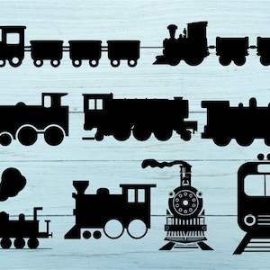 Tren SVG, Cho Cho SVG, Cho Cho Train svg, Tren cortado archivo, imágenes prediseñadas del tren, archivos svg para silueta, archivos para cricut, svg, dxf, eps, png