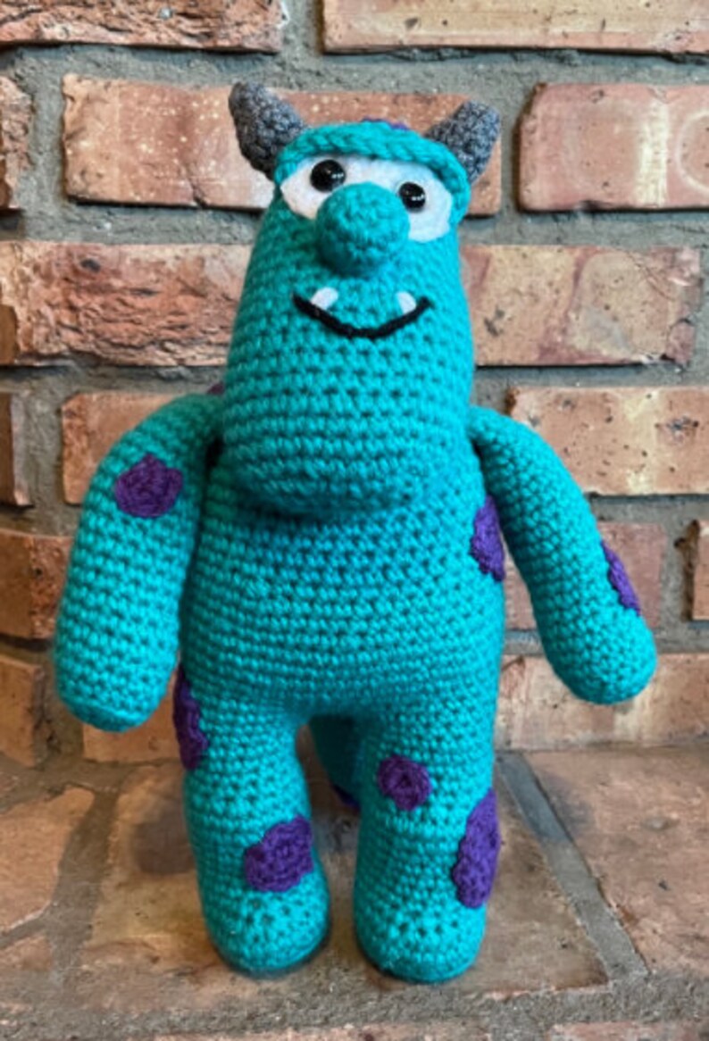 PATTERN Monsters Inc Inspired Sully Crochet Amigurumi Etsy