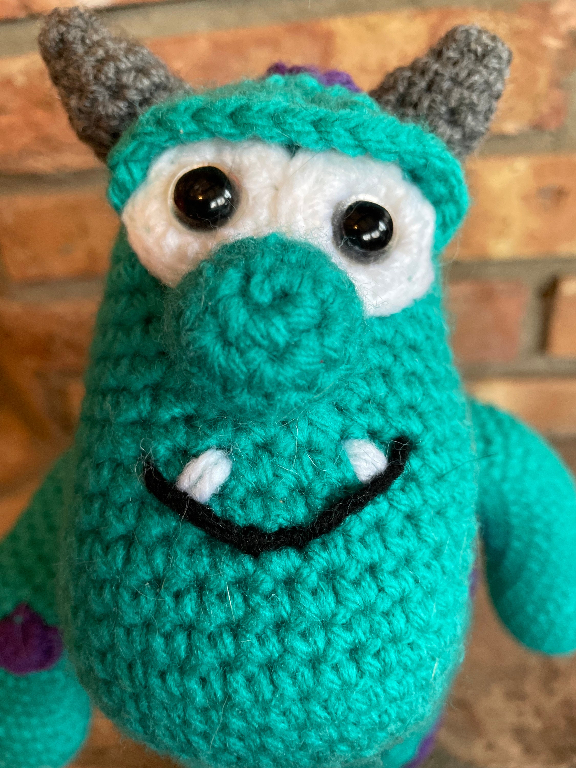 PATTERN Monsters Inc Inspired Sully Crochet Amigurumi Etsy