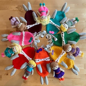 PATTERN - Girl in Monster Costume Crochet Amigurumi | Monsters Plushie