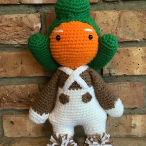 PATTERN - Orange Candy Employee Amigurumi Crochet