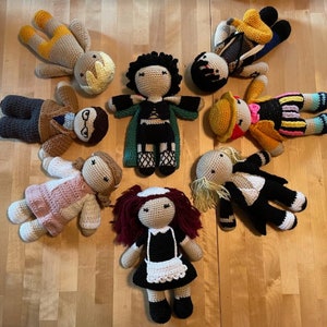PATTERN BUNDLE - Transylvanian Musical Cast Amigurumi Crochet