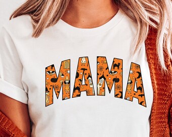 Halloween Mama Shirt, Mama Shirt, Horror Mom Shirt, Halloween Witchy Mama Shirt, Witchy Shirt, Halloween Mom Shirt, Halloween Mama Shirt