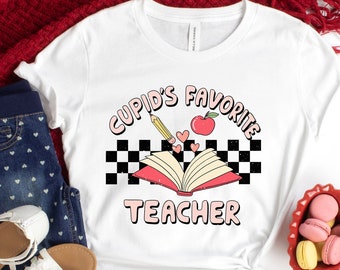 Cupid's Favorite Teacher Shirt, Teacher Valentine shirt, Cupid's Teacher shirt, Valentine Teacher Gift, Teacher Squad Valentine,Teacher gift
