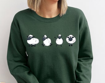 Sheep Shirt,Animal Lover shirt, Sheep Silhouette Shirt, Sheep Farming Shirt, Animals Tee, Sheep Lover Gift,Farmer Gift, Sheep Mom Shirt