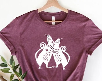 Süße Ratte T-Shirt, Pastell Goth Kleidung, Soft Grunge, Ratte Liebhaber T-Shirt, süße Ratte T-Shirt, Haustier-T-Shirt, Maus, Ratte Mama Papa,