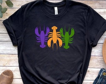 Funny Mardi Gras Carnival Lover Shirt, Crawfish Boil Shirt, New Orleans Tee, Fat Tuesday Gift, Crayfish Cook Out, Costume Party Tee