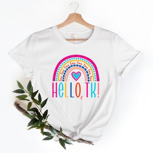 Hello Pre K,Hello TK, first day of school shirt, First Day Preschool Shirts, Preschool Teacher, Preschool Shirt,Teacher shirts,Pre-K shirt,