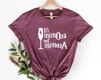 It's Mimosa Not Mimosa shirt, Nerd shirt, gift for reader, bookish shirt, Wizard Shirt,Book reading magic shirt, Best friends shirt ,