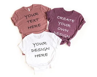 Customized Shirts, Custom Text on Shirt, Add Your Own Text,, Custom T-Shirt, Personalized T-Shirt, Custom Family,Custom Shirt