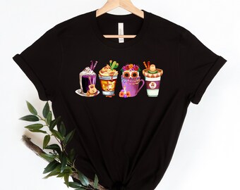 Latino Halloween Shirt,Dia de Muertos,Day of The Dead  Coffee Cups, Day of The Dead  shirt, Mexican Fiesta Design, Mexican Halloween Shirt