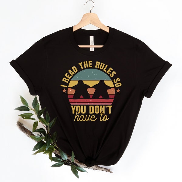 I Read The Rules So You Don't Have To shirt,Distressed Board game tee,Grunge font Board Games,Retro Geeky tee,Board Game,Dungeons And Dragon