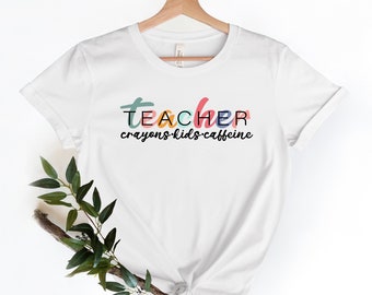 Teacher Gift,Teacher T-Shirt, Cute Teacher shirt, Funny Teacher Shirt, Teacher Life, Teaching Shirt, Gift for Teacher, Teacher Shirts,