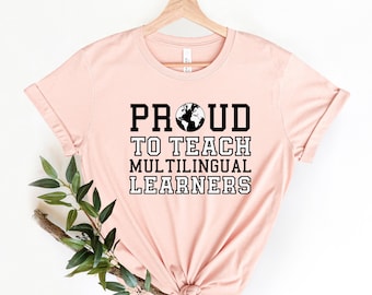 Second Language Teacher, Gift For ESL,ESL Teacher Shirt, Dual Language Teacher Gift, Back To School Shirt,Multilingual Teacher Shirt,
