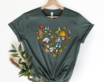 Friends Camping Shirt, Camper Shirt, Camping Gift, Family Road Trip, RV Camper Shirt, back it up shirt, Camp Squad shirt,Camping Shirt