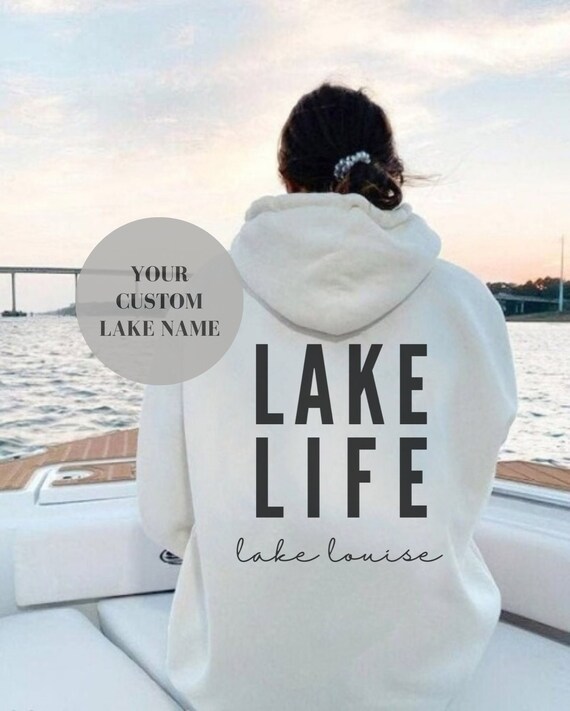 Lake Life Sweatshirt Custom Hoodie Crewneck Womens Crewneck - Etsy