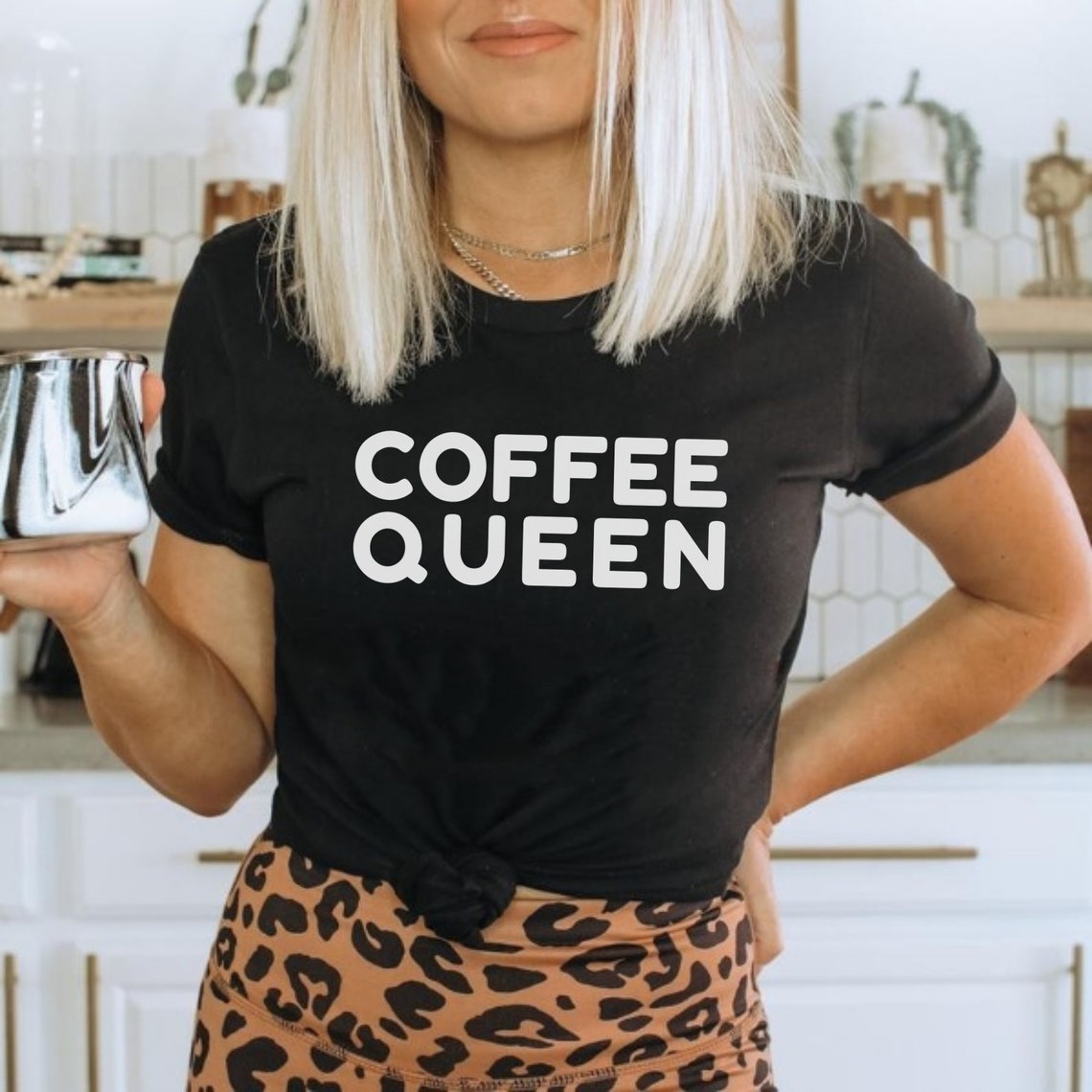 Coffee Queen Shirt Caffeine Queen Coffee Lover Shirt | Etsy