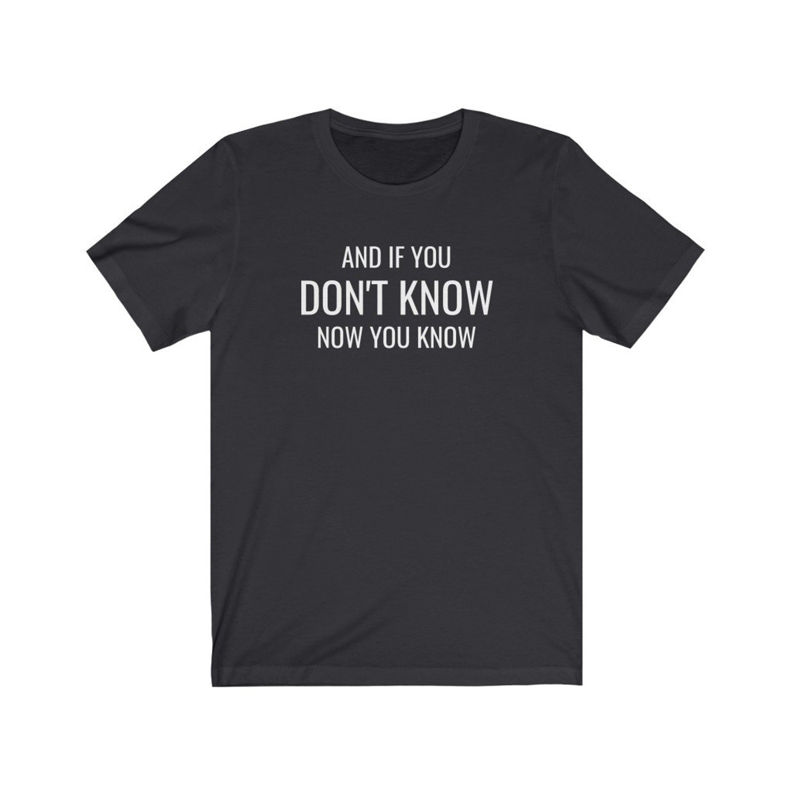 And If You Dont Know Now You Know Biggie tshirt Novelty Etsy