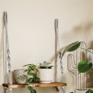 Macrame Plant Shelf