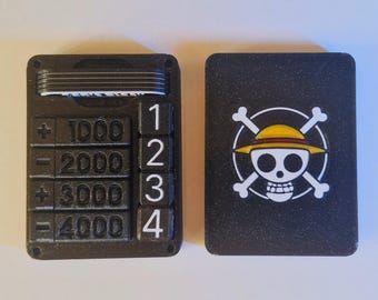 Pudełko na żetony One Piece TCG – do przechowywania żetonów i kości