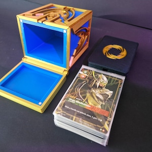 Riftbound Hextech Deck Box - 3D-utskrivet kortförvaringsfodral för Riftbound TCG