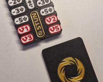 Riftbound Token Box – drukowana w 3D skrzynka do przechowywania żetonów na ladę do gry Riftbound TCG