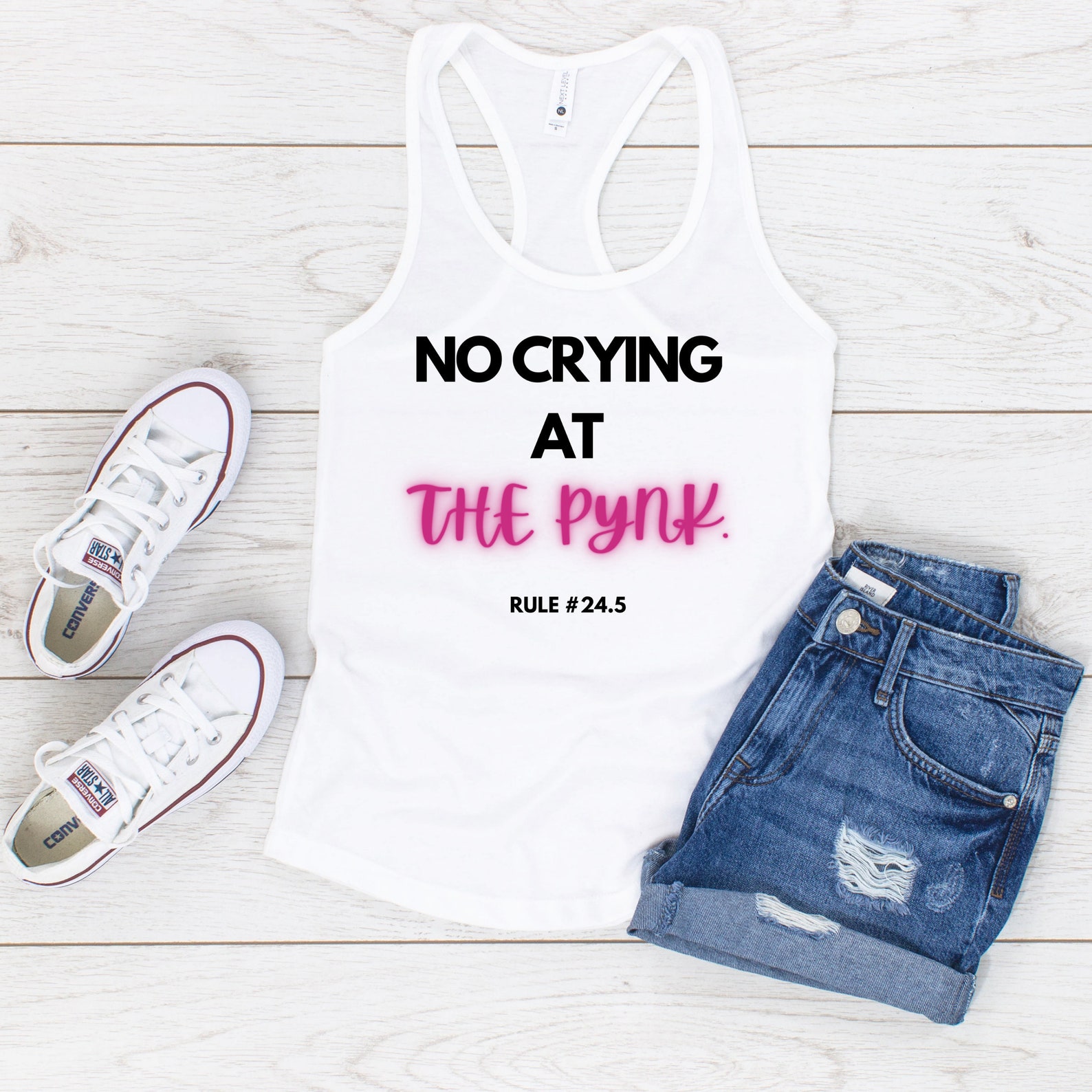 no crying at the pynk