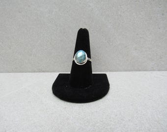 Natural Blue Pearl Ring 925 Silver Rings – Handmade Pearl Jewelry