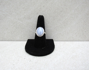 Crazy Lace Agate Ring - Sterling Silver Artisan Ring