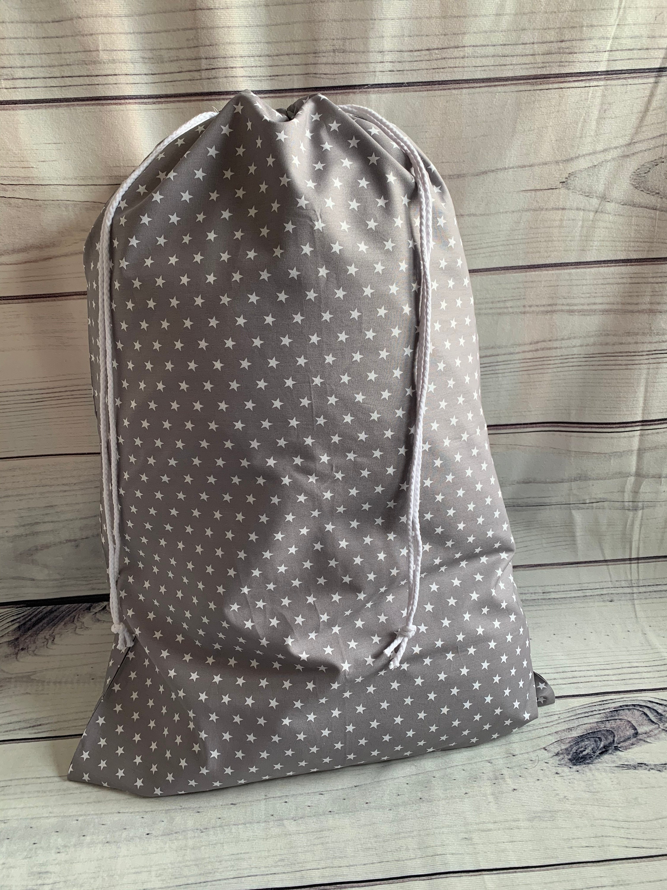 Stars Extra Large Drawstring Bag / Toy bag / storage bag / Etsy