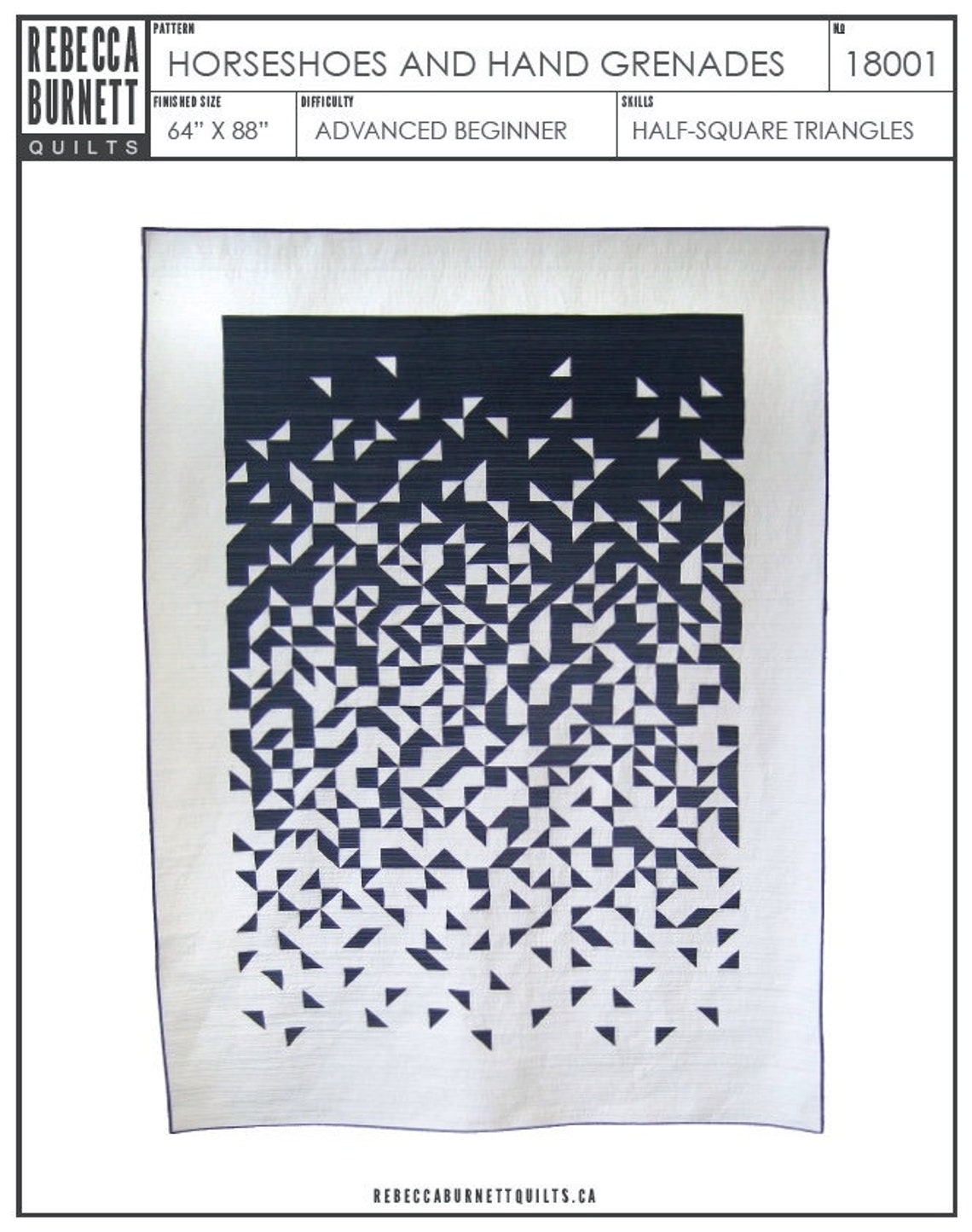 Horseshoes and Hand Grenades Quilt Pattern Etsy Canada