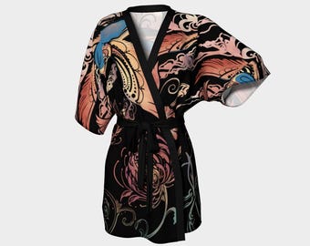 Phoenix Kimono Robe: Elegant Art, Special Occasion Wear