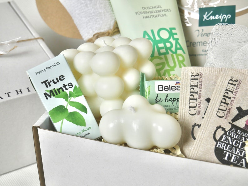 Personalisierte Geschenkbox Wellnessbox Grün für Geschenk Muttertag Geburtstag Wellness Gift Hochzeit in 2 Varianten für Freundin Frauen111 Bild 8