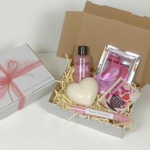 Personalisierte Geschenkbox Wellnessbox Pink für Geschenk Muttertag Geburtstag Wellness Gift Hochzeit in 3 Varianten für Freundin Frauen102 Geschenkbox S