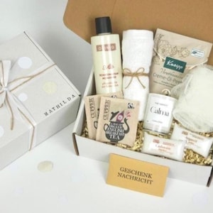 Personalized gift box for women, girlfriend gift, birthday gift for women, wedding gift, wellness box for mothers in 4 variations Geschenkbox M